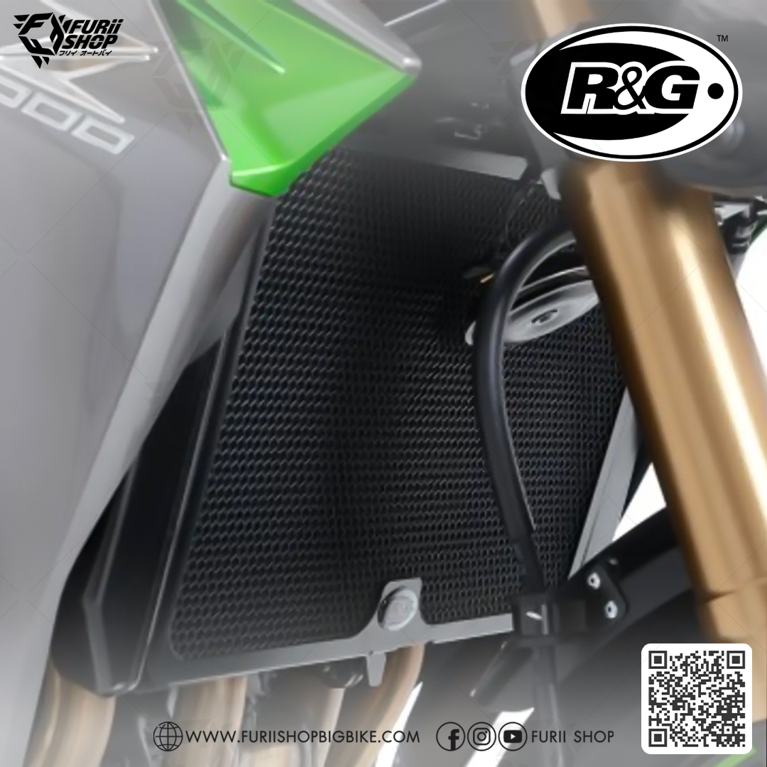 การ์ดหม้อน้ำ R&G Radiator Guard : for Kawasaki Z1000 Naked 2014-2018
