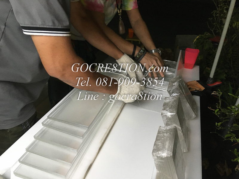 งาน อะคริลิค แปรรูป ตามแบบ April 2018 by GO CREATION