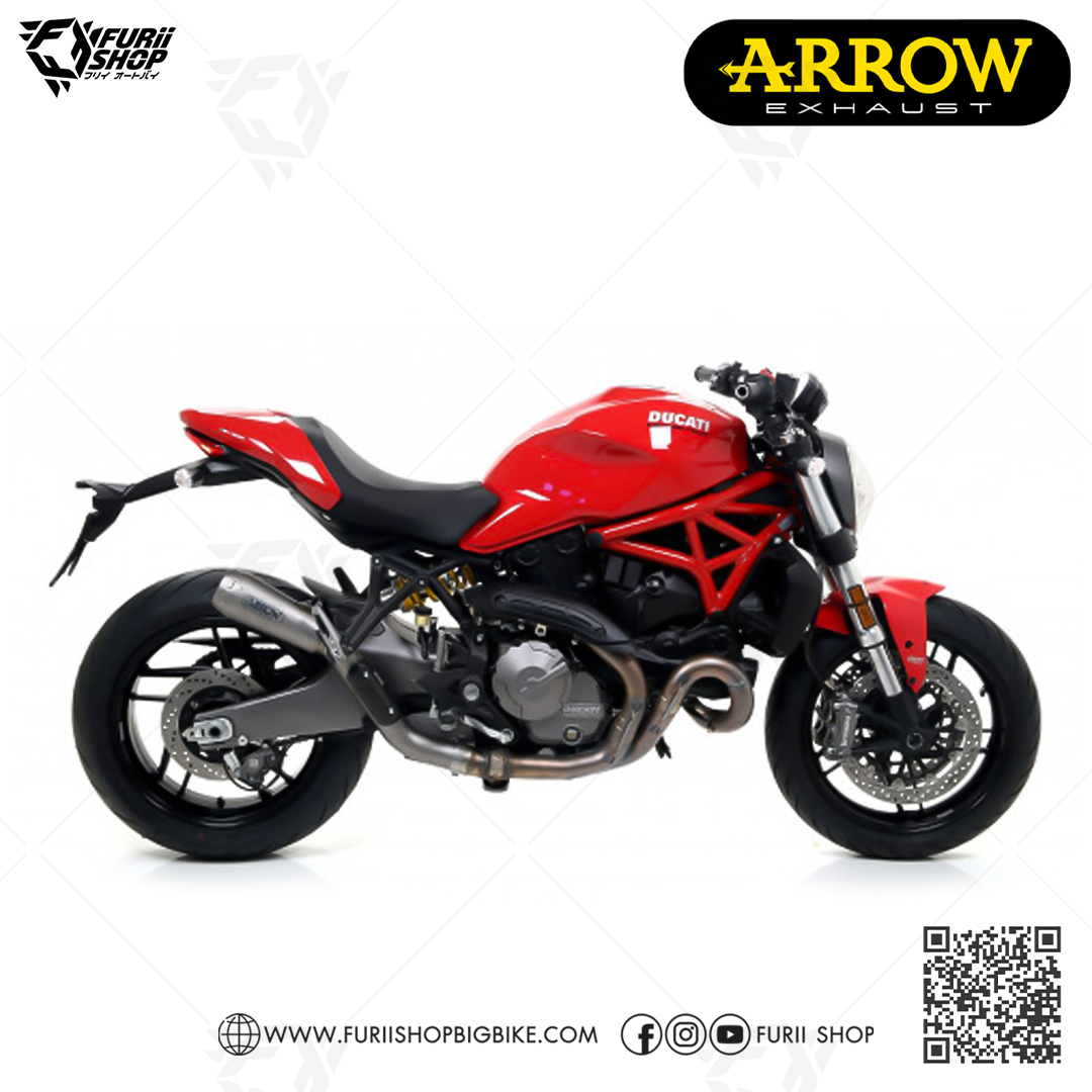 ท่อมอเตอร์ไซค์ Arrow Slip on Moto GP : for Ducati Monster 1200 14-16/17-19/R Monster821 14-17 / 18-19