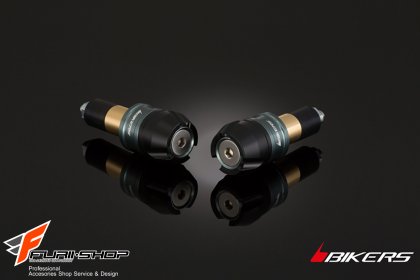 ตุ้มปลายแฮนด์ Bikers สีเทา for คาวาวากิ Kawasaki Z250SL