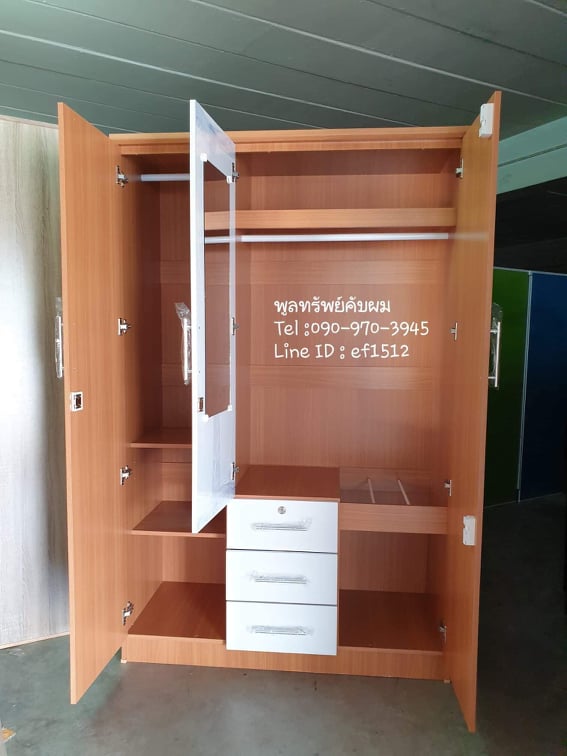ตู้เสื้อผ้า4ฟุต รุ่นโบวี่