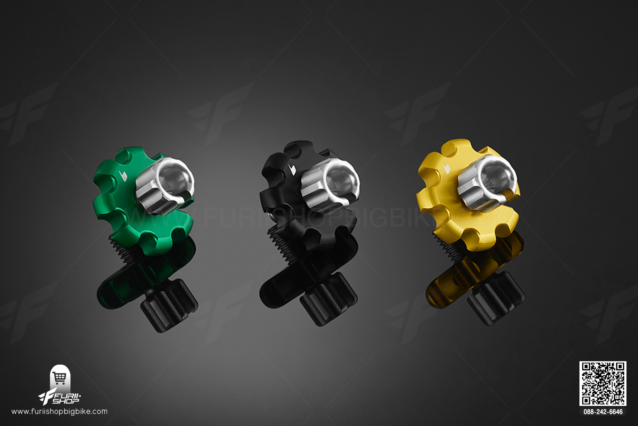 ตัวตั้งครัตช์ สแตนเลส (Stainless Clutch Cable Adjuster (Large)) Kawasaki Z650 ABS (2017-2019)