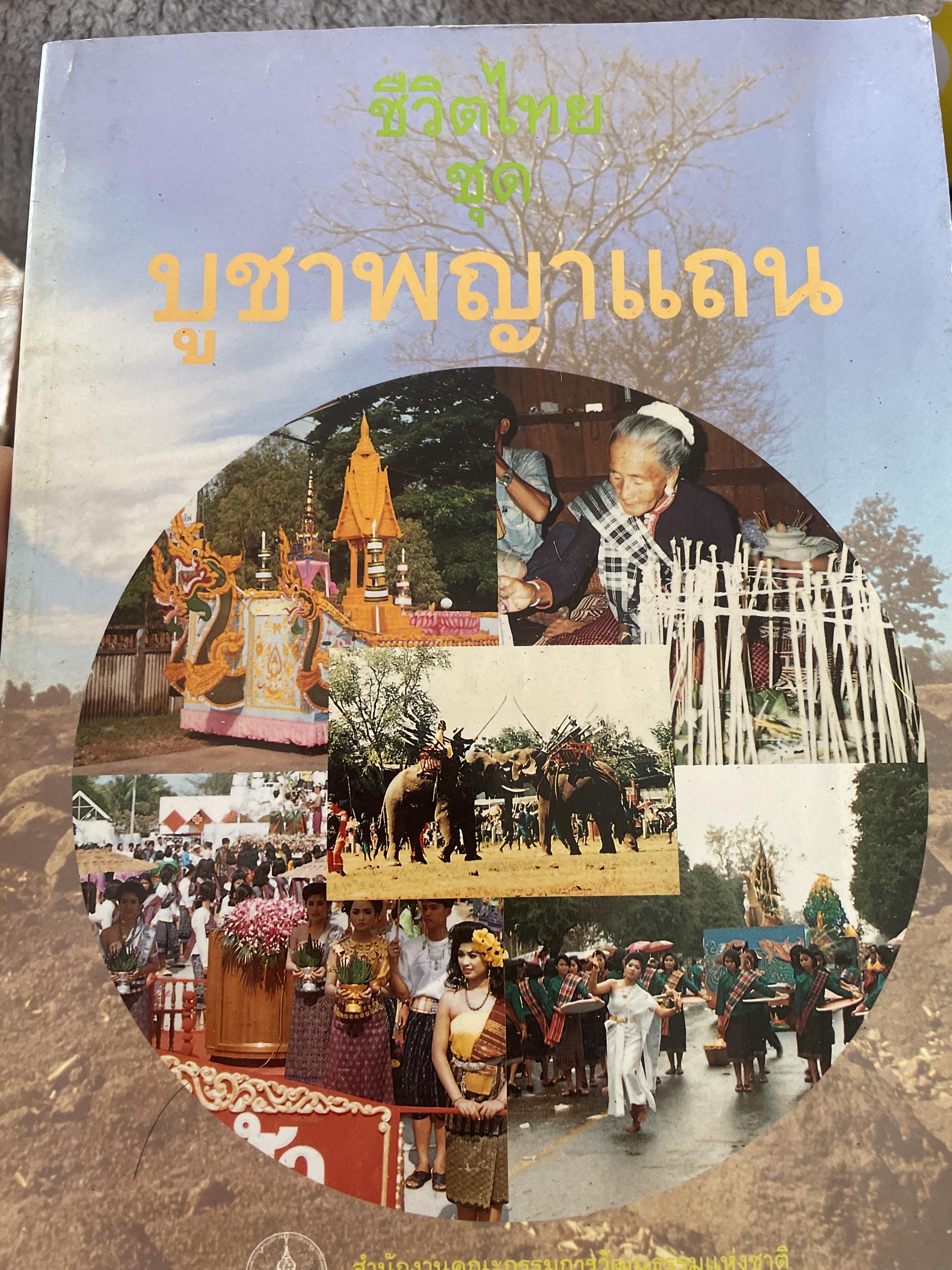 ชีวิตไทยชุด บูชาพญาแถน. จัดพิมพ์โดย สำนักงานคณะกรรมการวัฒนธรรมแห่งชาติ กระทรวงศึกษาธิการ 800 กรัม