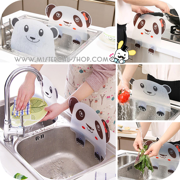 Panda Anti-Splash Plate แผ่นกันกระเด็น รูปแพนด้า