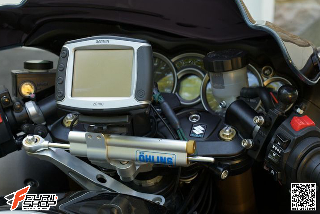 กันสะบัด OHLINS FOR SUZUKI HAYABOSA