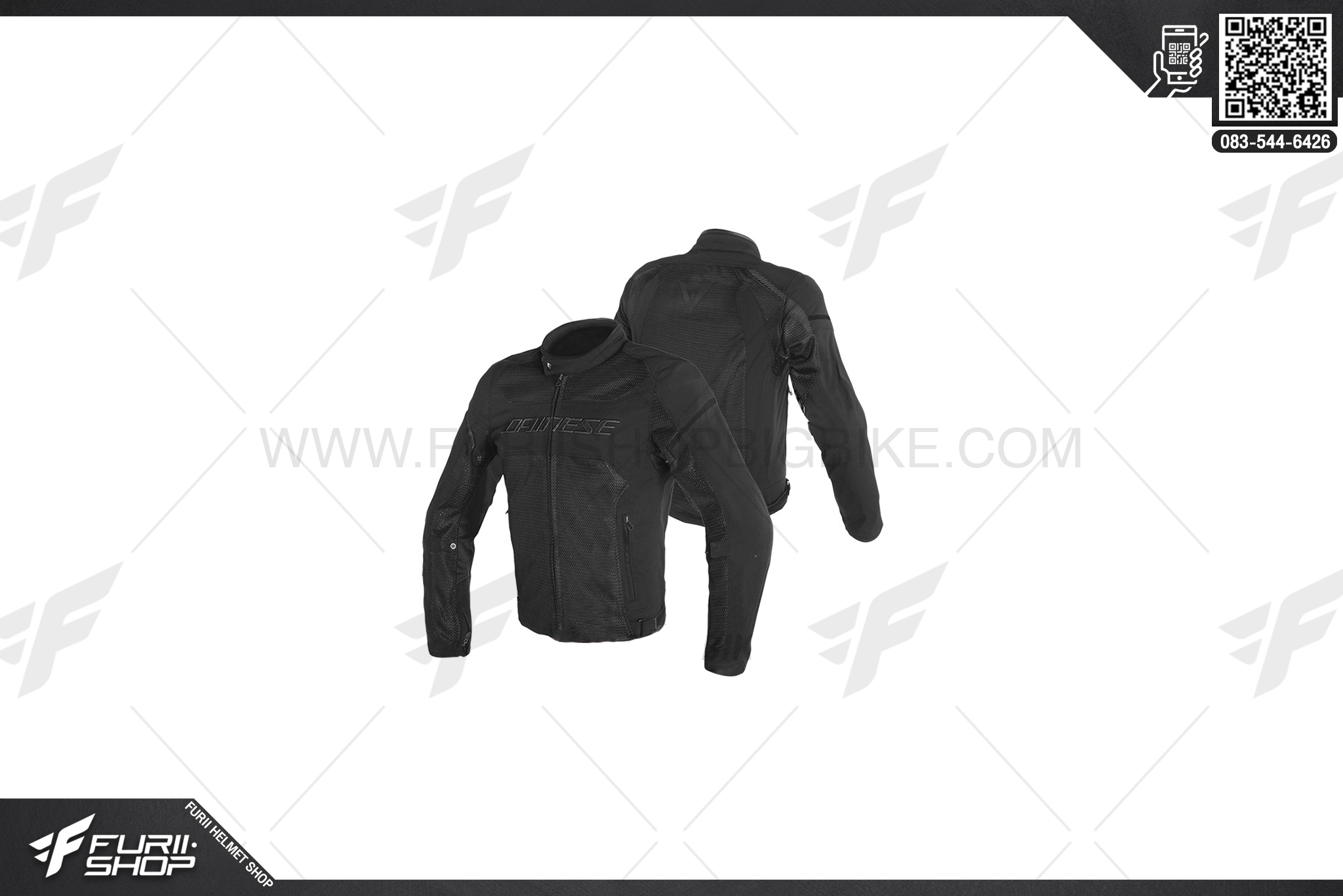 เสื้อแจ็คเก็ต DAINESE Air frame D1 Tex Jacket-blk/blk/blk