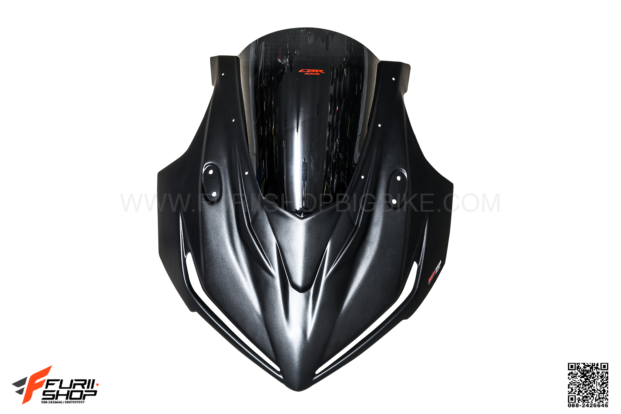 หน้ากาก MOTOZAAA CBR500R สีดำ