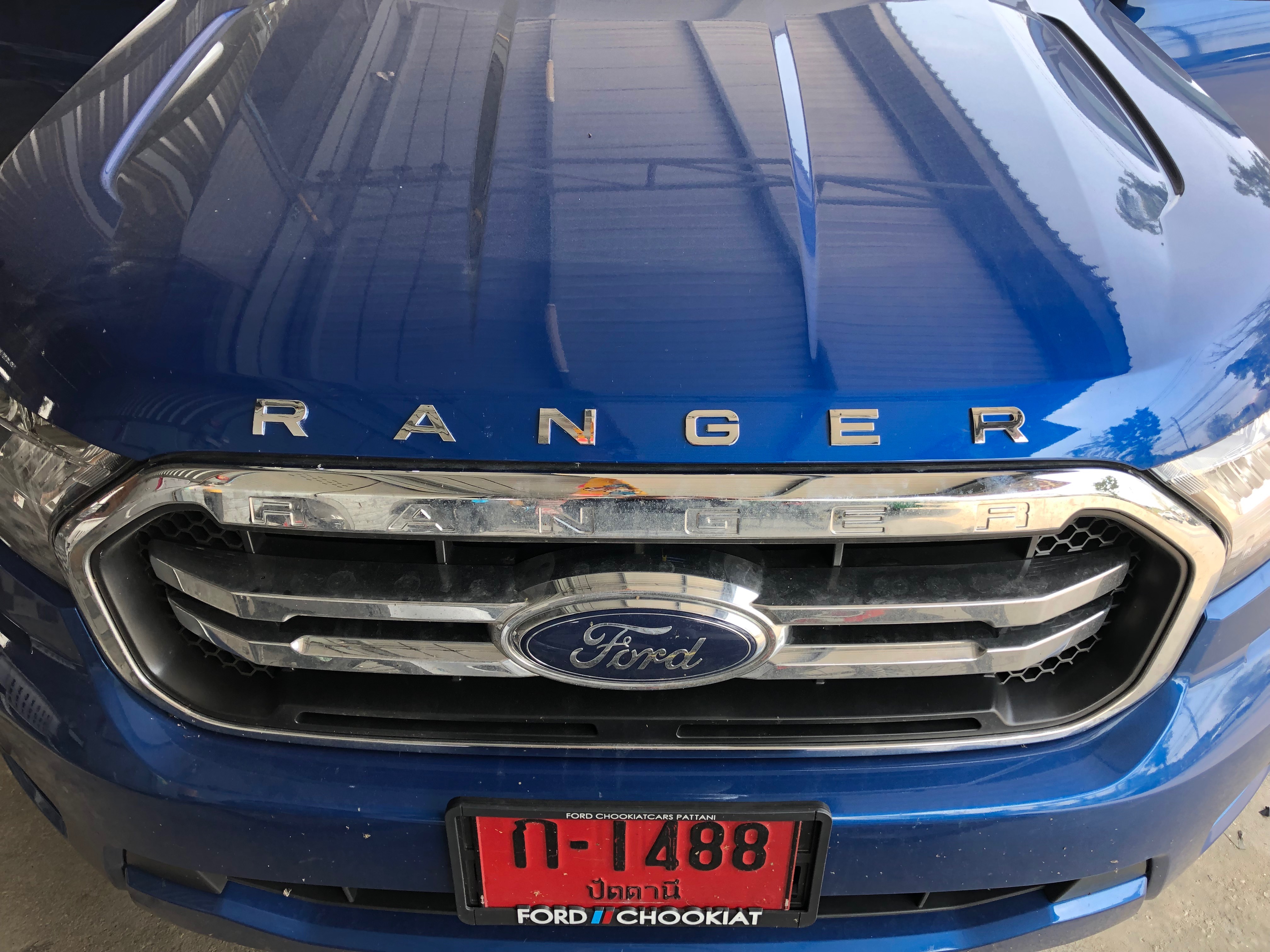 ตัวหนังสือ Ranger สีโครเมียม Chrome
