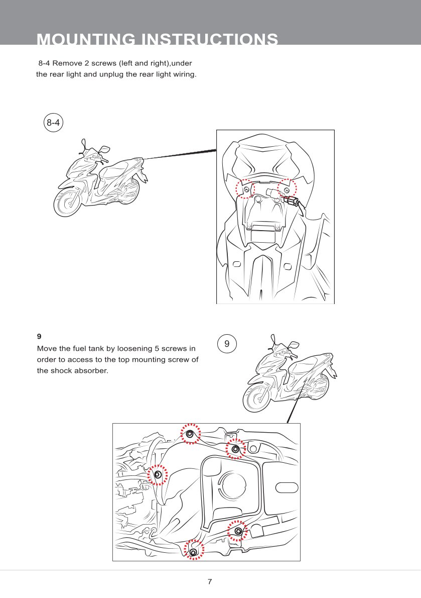 โช๊คหลังแต่ง Ohlins HO545 For Honda Click 125i ปี 2015-2017