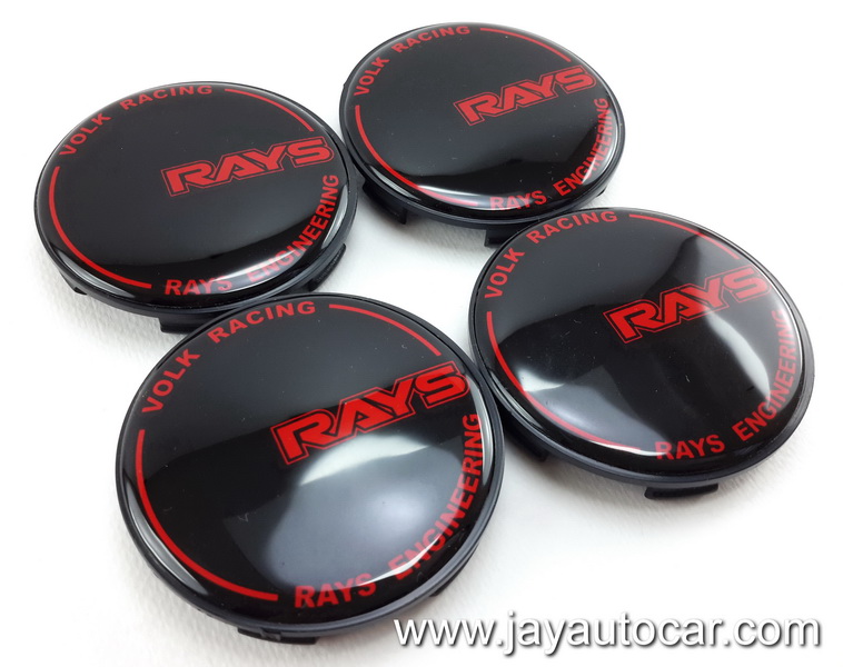 ฝาล้อรถยนต์ สำหรับ ล้อแม็ก RAYS แท้ ขนาด 65 มิล 1ชุด 4ชิ้น