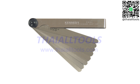 ฟิลเลอร์เกจ 4" 10 BLADE IMPERIAL FEELER GAUGE KENNEDY