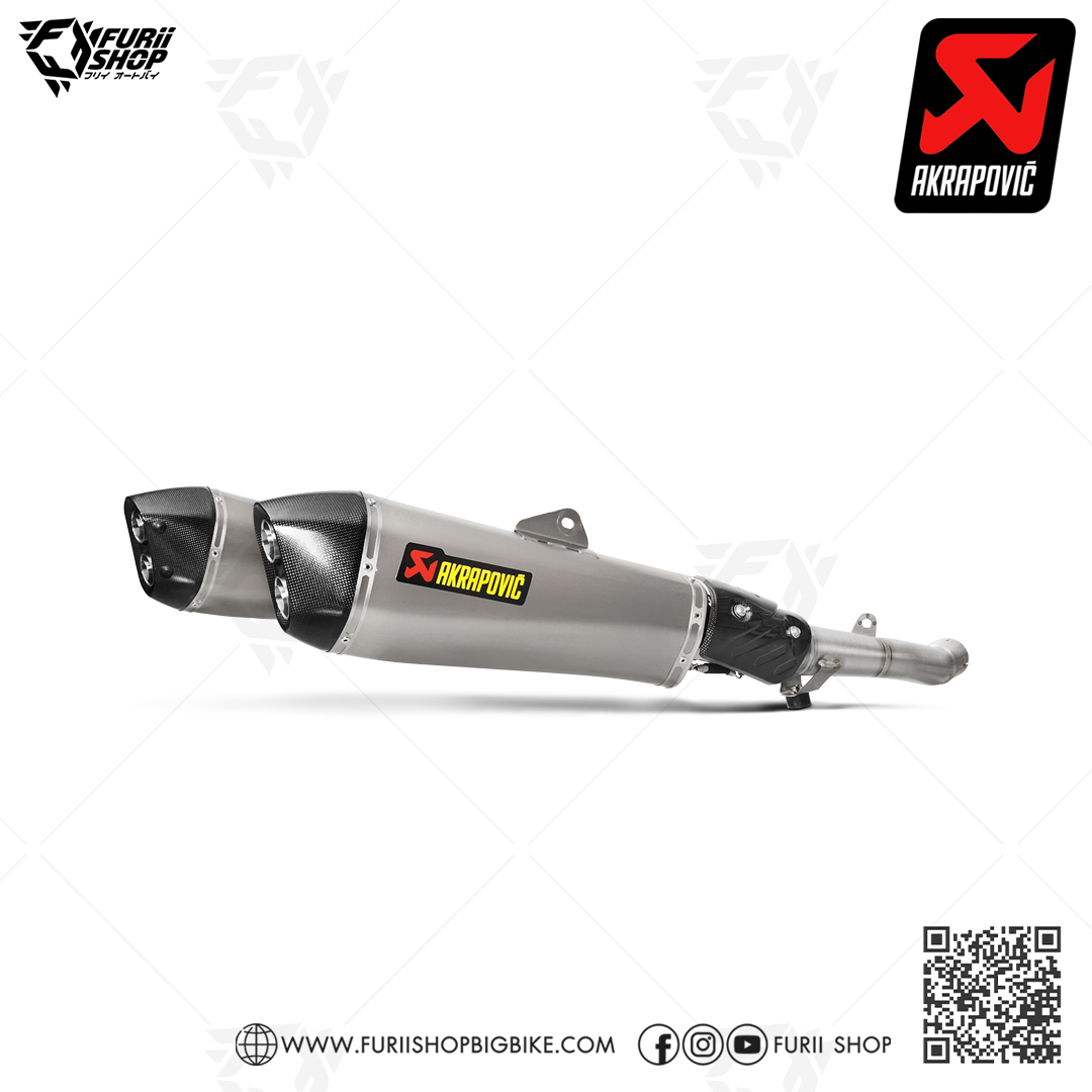 ท่อแต่ง Akrapovic Slip On Titanium : for Kawasaki Zx-14R 06-20