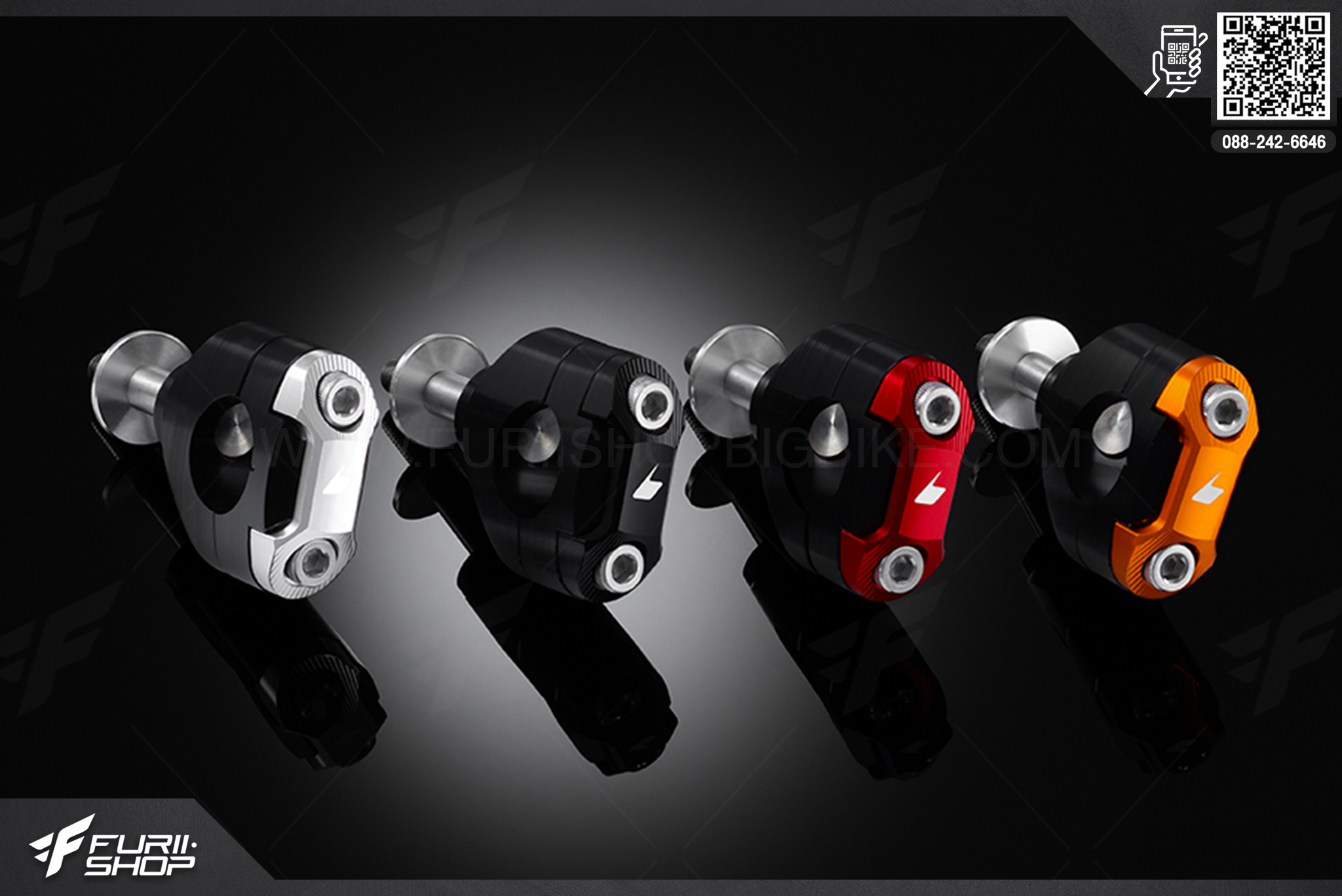 ตุ๊กตาแฮนด์อ้วน เส้นผ่านศูนย์กลาง 28.6 mm Bikers Honda MSX125