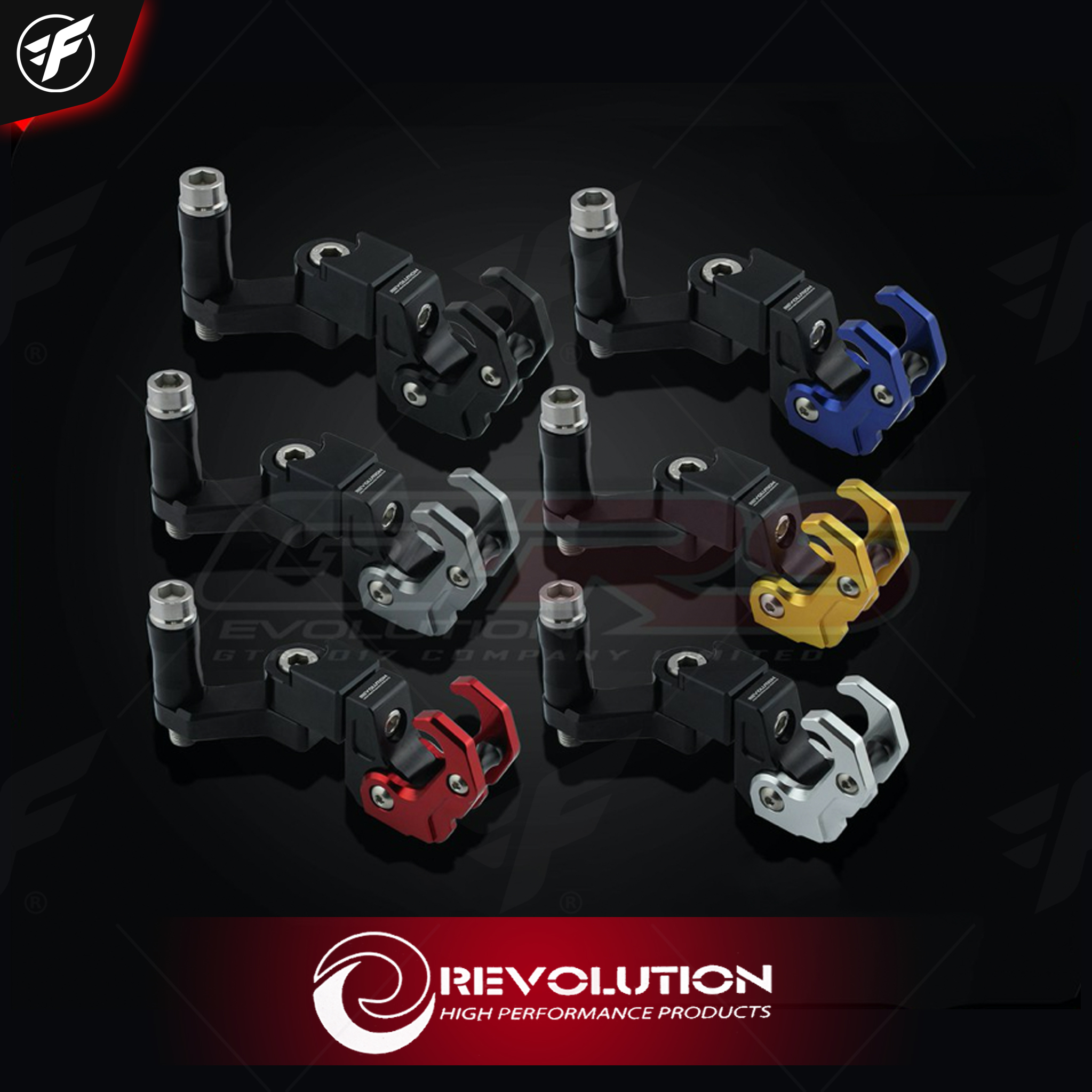 ตัวแขวนหมวก ROBOT พับได้ (รู10มิล) REVOLUTION FORZA300 NEW 2018 / FORZA350