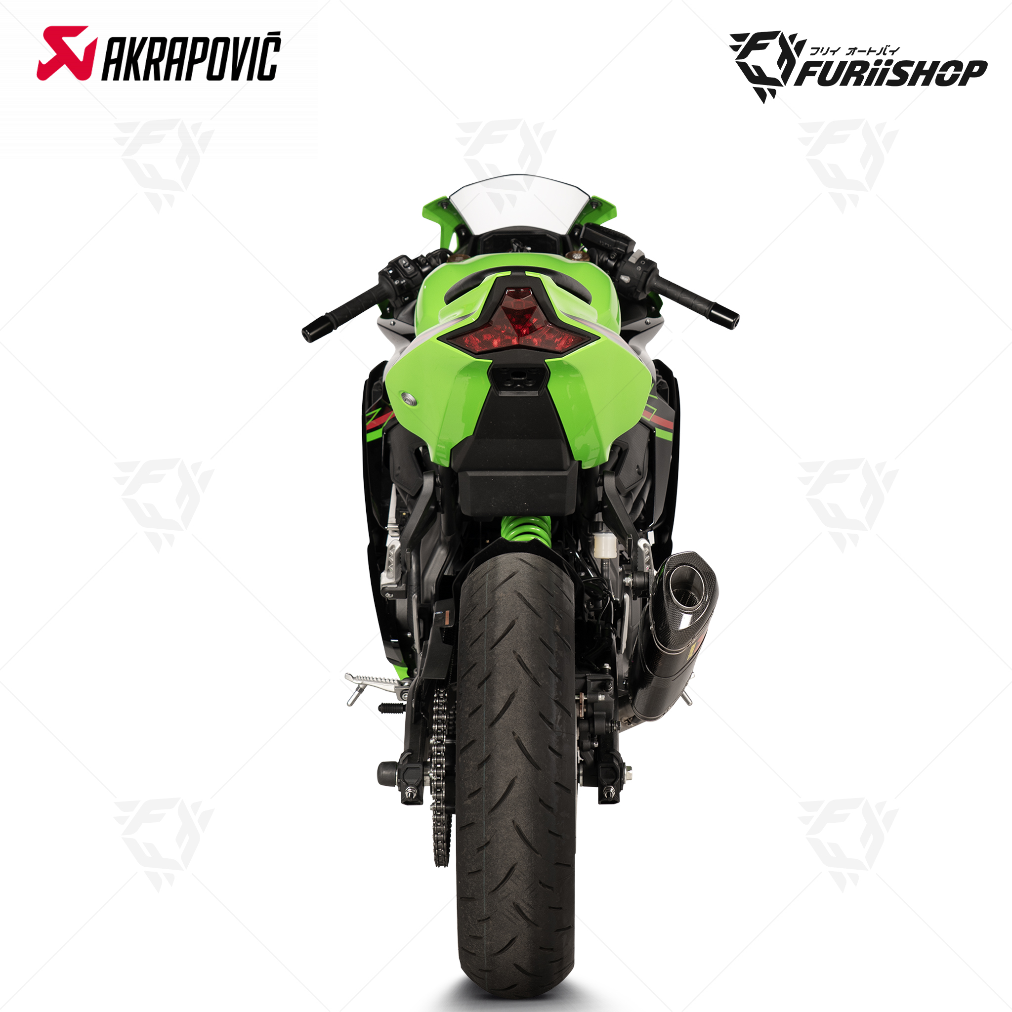 ท่อแต่ง Akrapovic Carbon : for Kawasaki ZX4R 2023