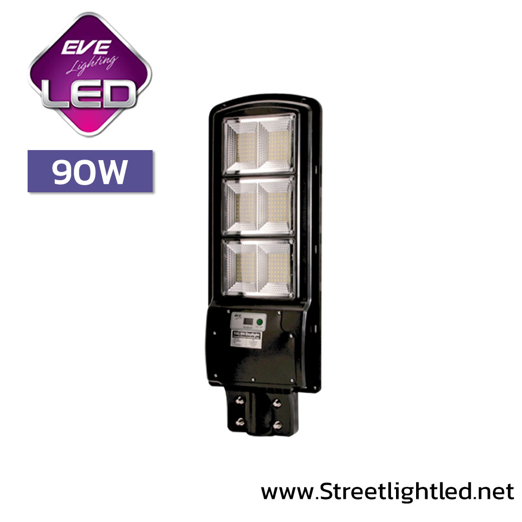 โคมไฟถนนโซล่าเซลล์ 90W EVE SSL-04