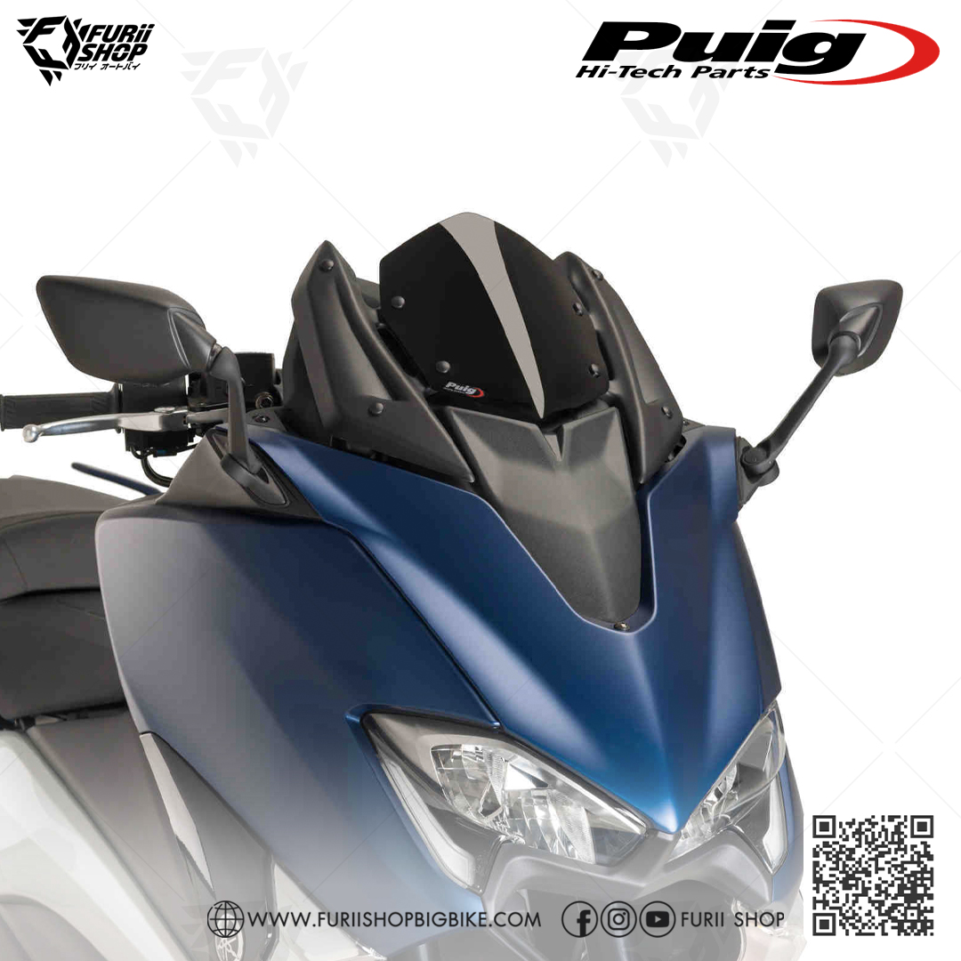 ชิลด์หน้า Puig Windshield Touring : for Yamaha TMAX530 SX/DX 2017-2019 & TMAX560 2020-2021