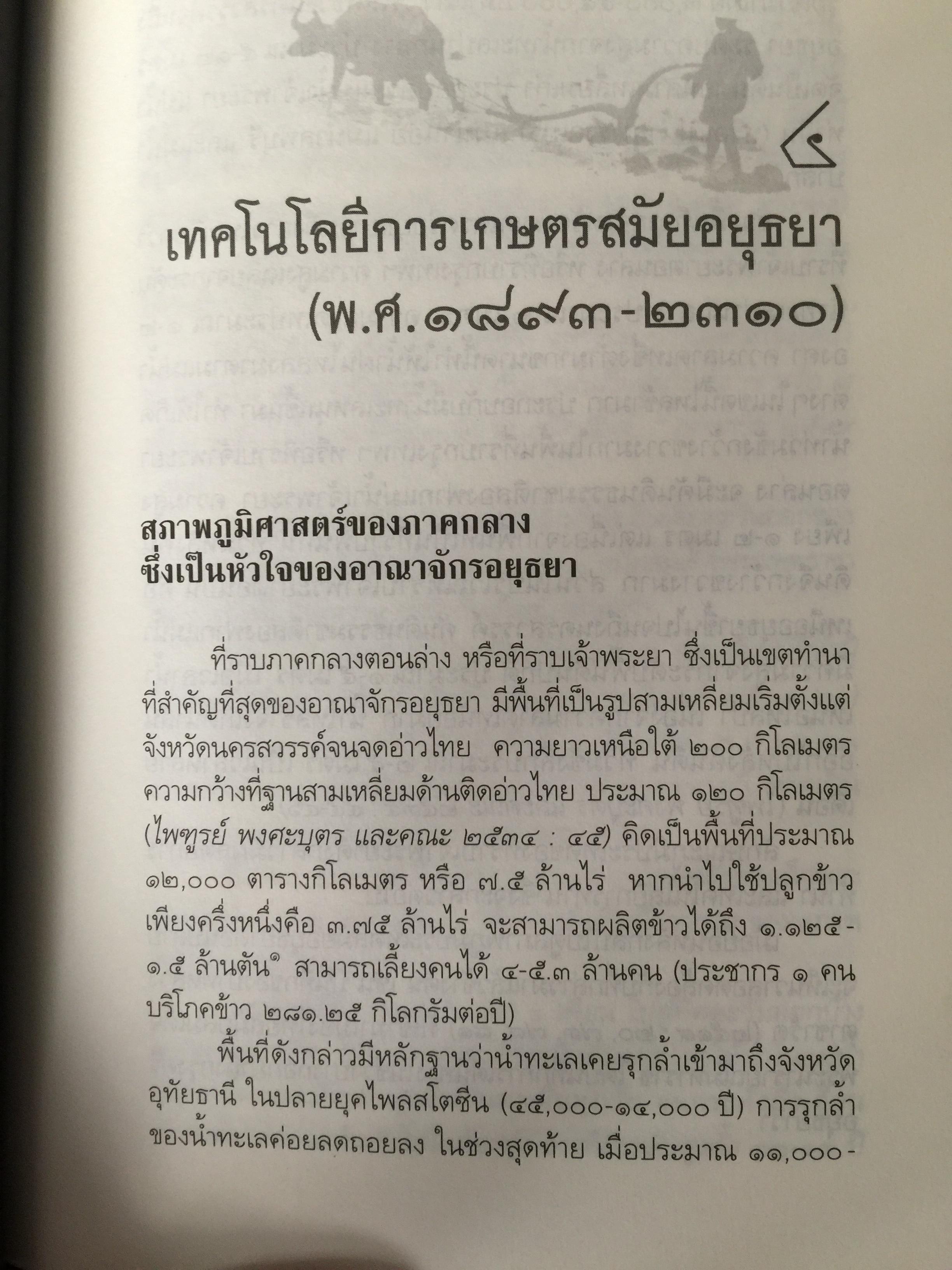 ประวัติศาสตร์เทคโนโลยีการเกษตร. หนังสือชุด ศิลปวัฒนธรรมฉบับพิเศษ ผู้เขียน สุวิทย์ ธีรศาศวัต_ วิวัฒนาการและผลกระทบของเทคโนโลยีการเกษตร จากสมัยสุโขทัย ถึงสมัย รัชกาลที่ 5. 0 กก.