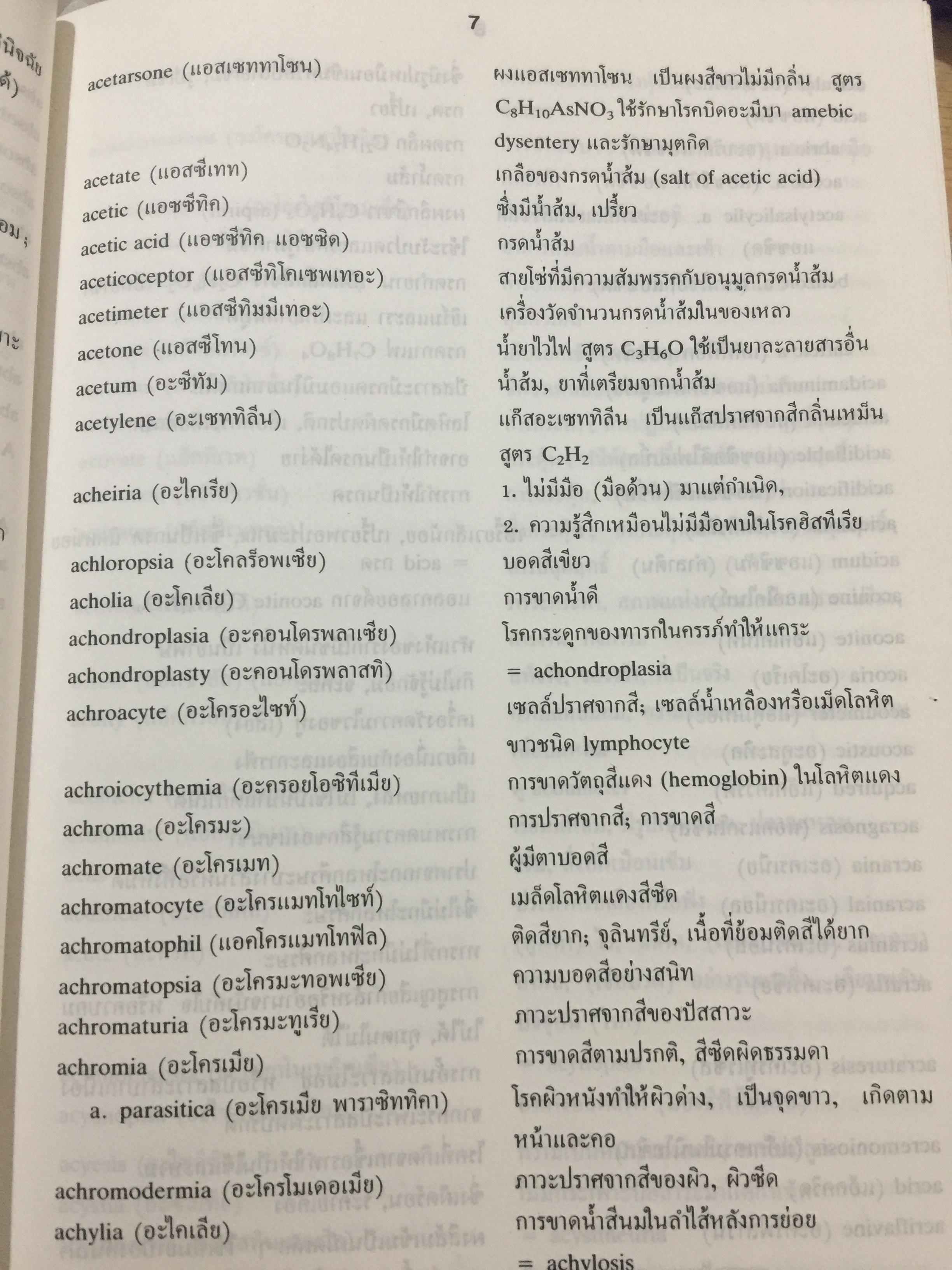 MEDICAL DICTIONARY. พจนานุกรมศัพท์แพทย์ อังกฤษ-ไทย จัดทำโดย ฝ่ายวิชาการแพร่พิทยา พิมพ์ครั้งที่ 8 พ.ศ.2529 4 กก.