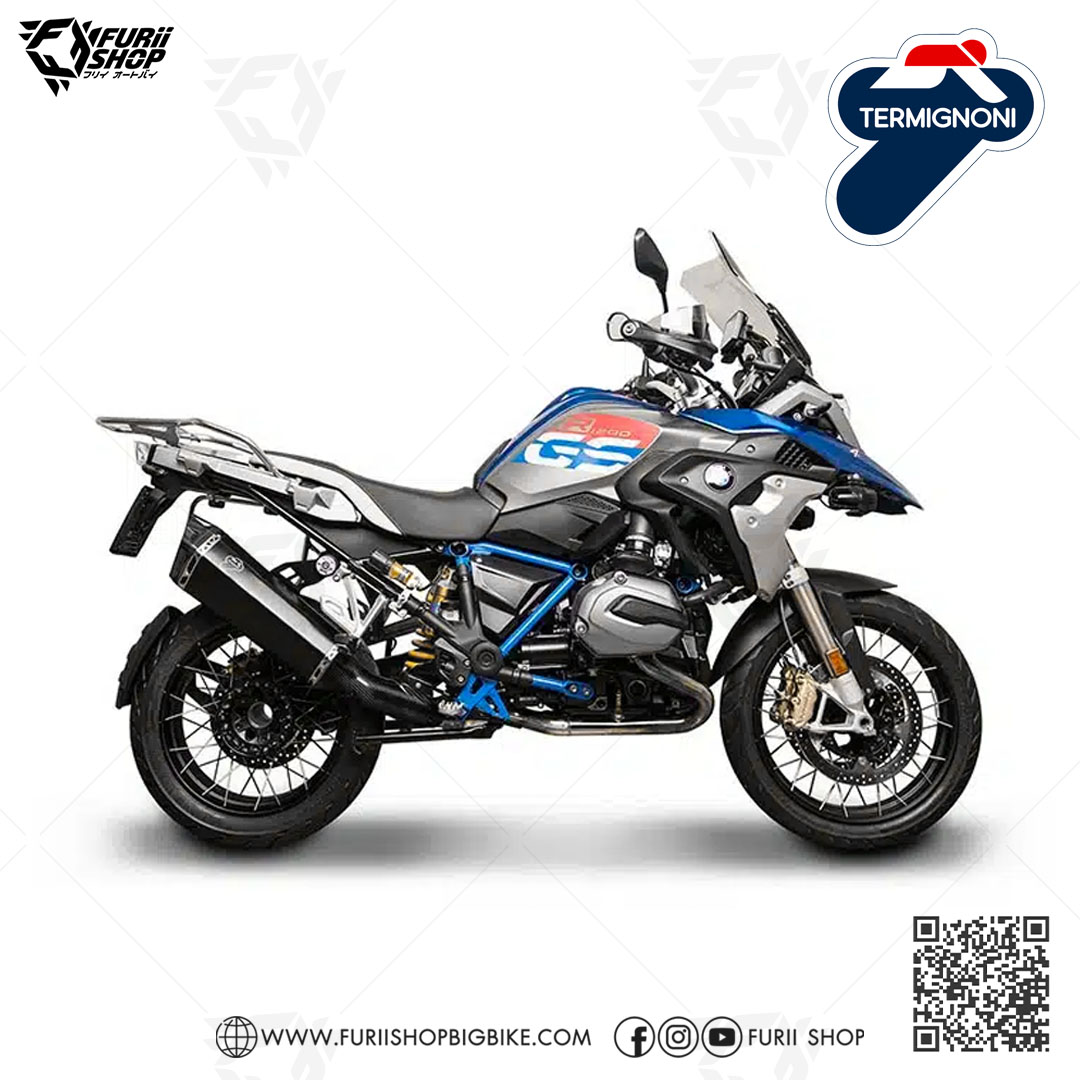 ท่อมอเตอร์ไซค์ Termignoni Slip on Black Line New Shape : for BMW R1200GS LC 2013-2018