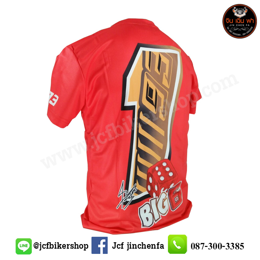เสื้อยืดขี่มอเตอร์ไซค์ เสื้อยืดมอเตอร์ไซค์ เสื้อยืดแขนสั้น 93Worldแชมป์ JT-545 ผ้าไมโคไฟเบอร์ซับเหงื่อสูงไม่เหนียวติดตัวหากมีเหงื่อออก