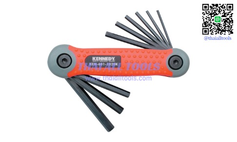 ชุดประแจหกเหลี่ยม 1.5-8mm PRO-TORQ HEX WRENCH SET ON CLIP (8-PCE) KENNEDY