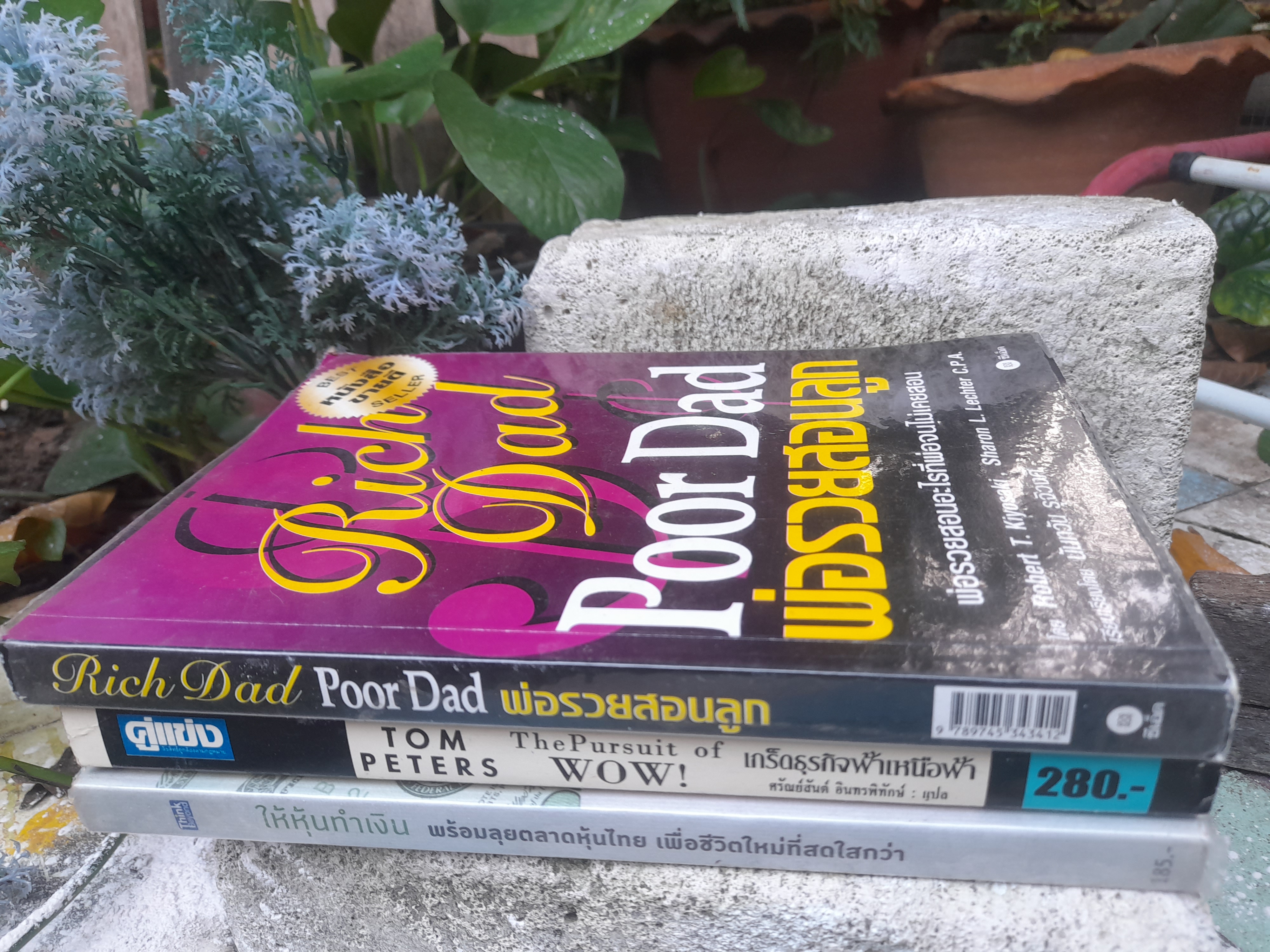 หนังสือเกี่ยวกับหุ้นการเงิน พัฒนาตนเองและการขายครับผม