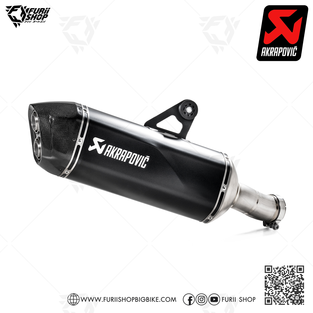 ท่อ Akrapovic Slip on Black new shape for BMW R1200GS 09-18'