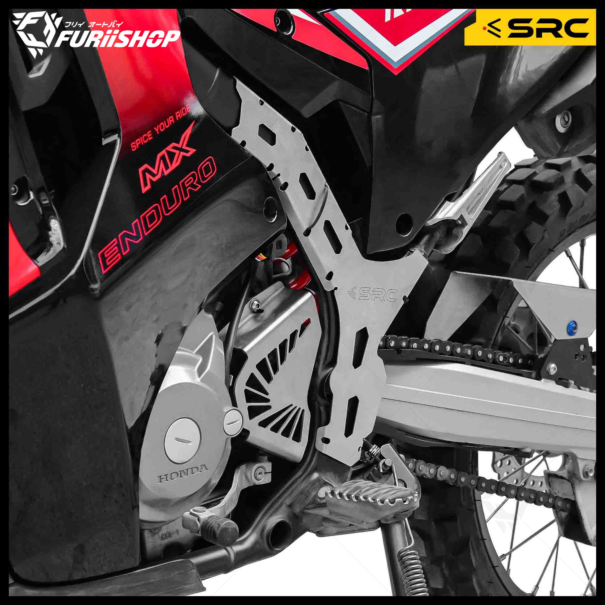 ครอบเฟรม FRAME PROTECTORS FOR HONDA CRF 300L/CRF 300 RALLY