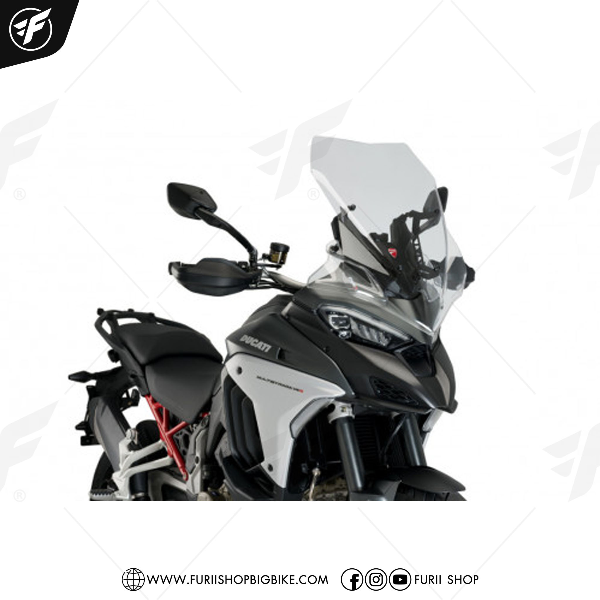 ชิวหน้า PUIG WINDSHIELD TOURING Clear(ใส) FOR Ducati Multistrada V4/V4S 2021-2022