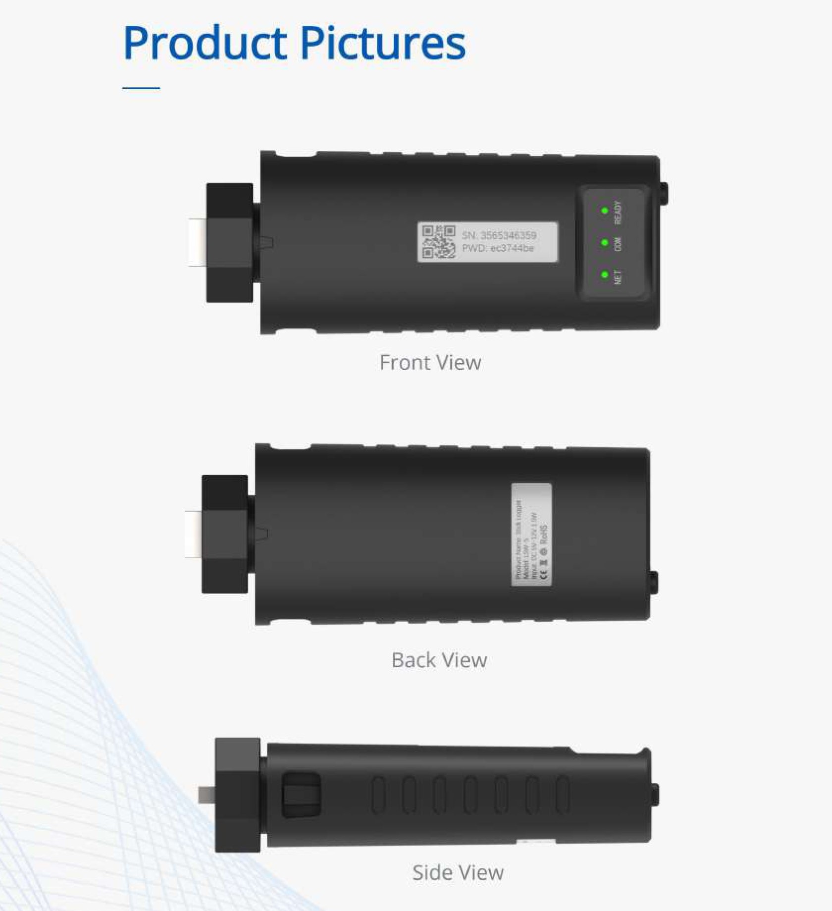 ตัวเชื่อม Wifi สำหรับ SRNE hybrid solar inverter สำหรับไฮบริดอินเวอร์เตอร์ Model LSW-5