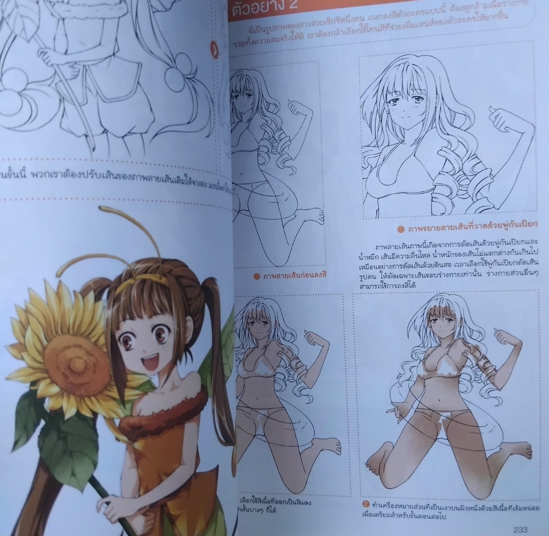 Drawing & Sketching ปูพื้นฐานวาดการ์ตูนฉบับสมบูรณ์ โดย C•C Club สภาพเทียบมือ1