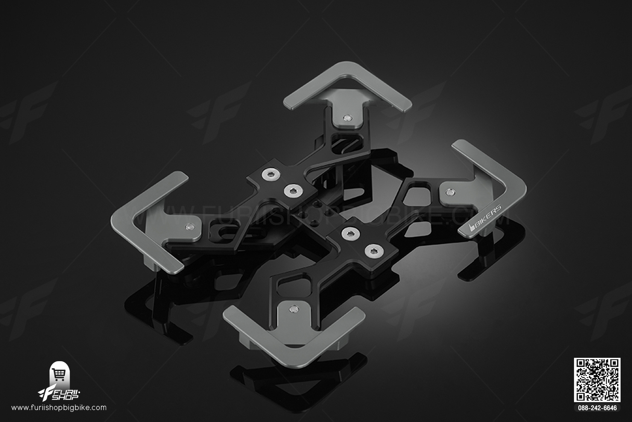 กรอบทะเบียน Premium Rear License Support Bikers Ninja650, Z650, Versys650 2015-2020