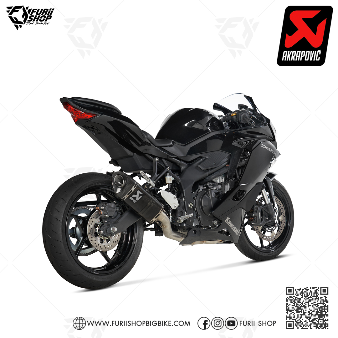 ท่อแต่ง Akrapovic Carbon Aluminium limited : for Kawasaki ZX4R 2023