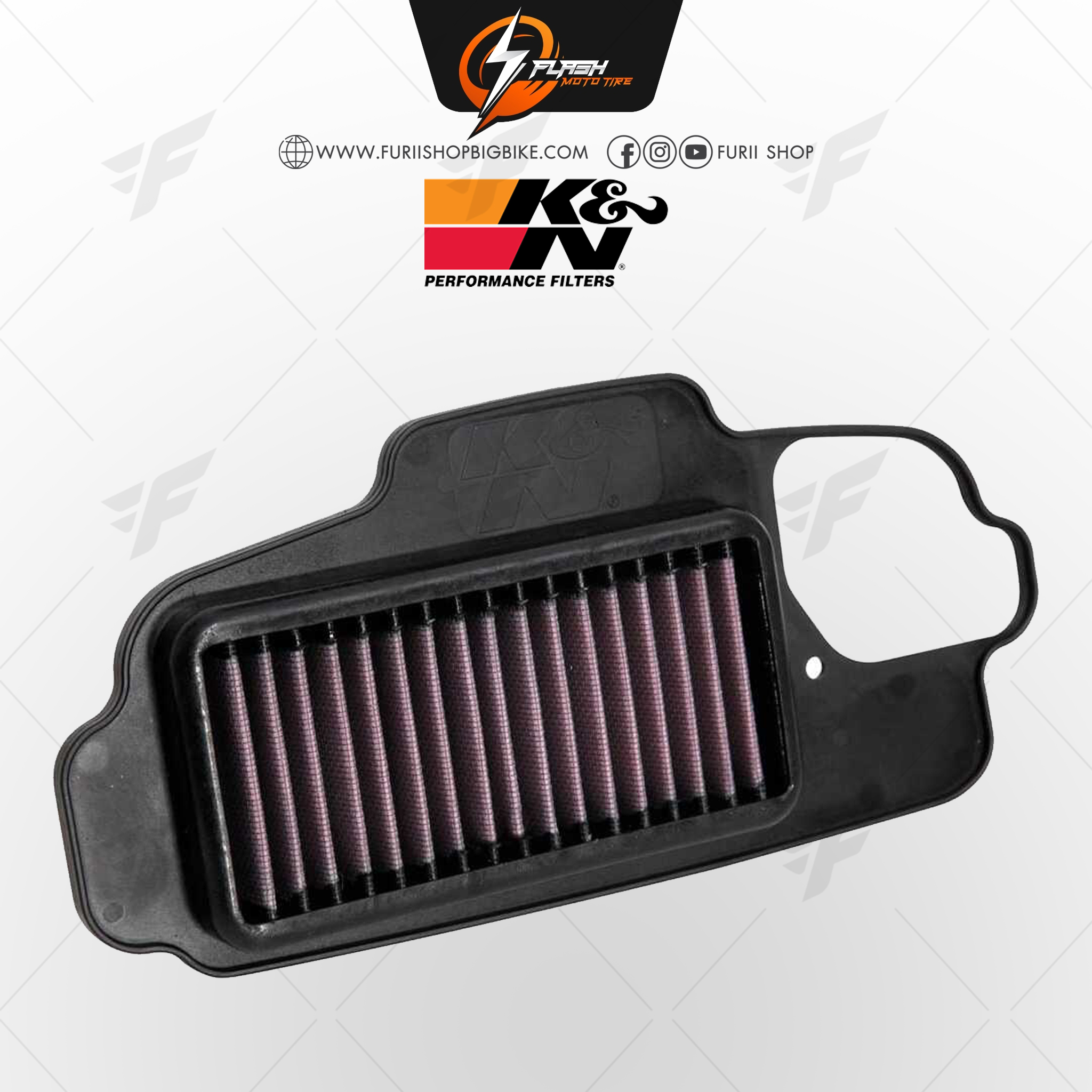 กรองอากาศ K&N สำหรับ HONDA