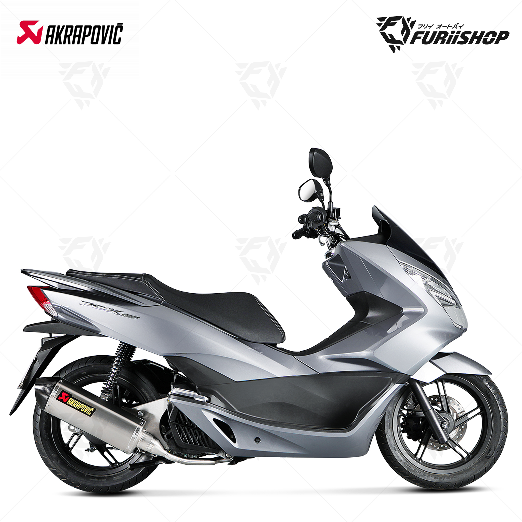 ท่อมอเตอร์ไซค์ Akrapovic Slip on - (For Exhibition only) : for Honda PCX 150 2018-2020