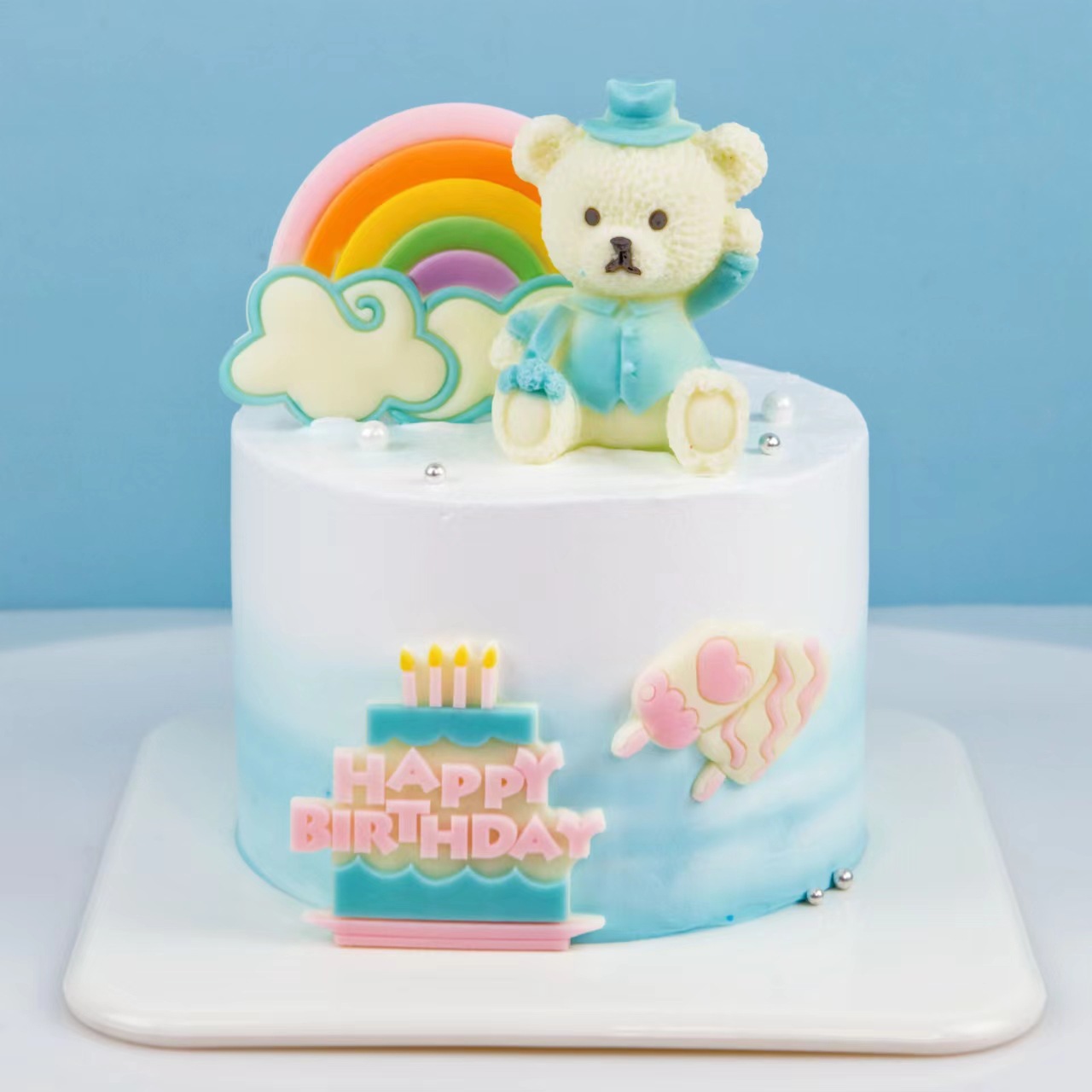 แม่พิมพ์ซิลิโคน Happy birthday เลือกแบบ