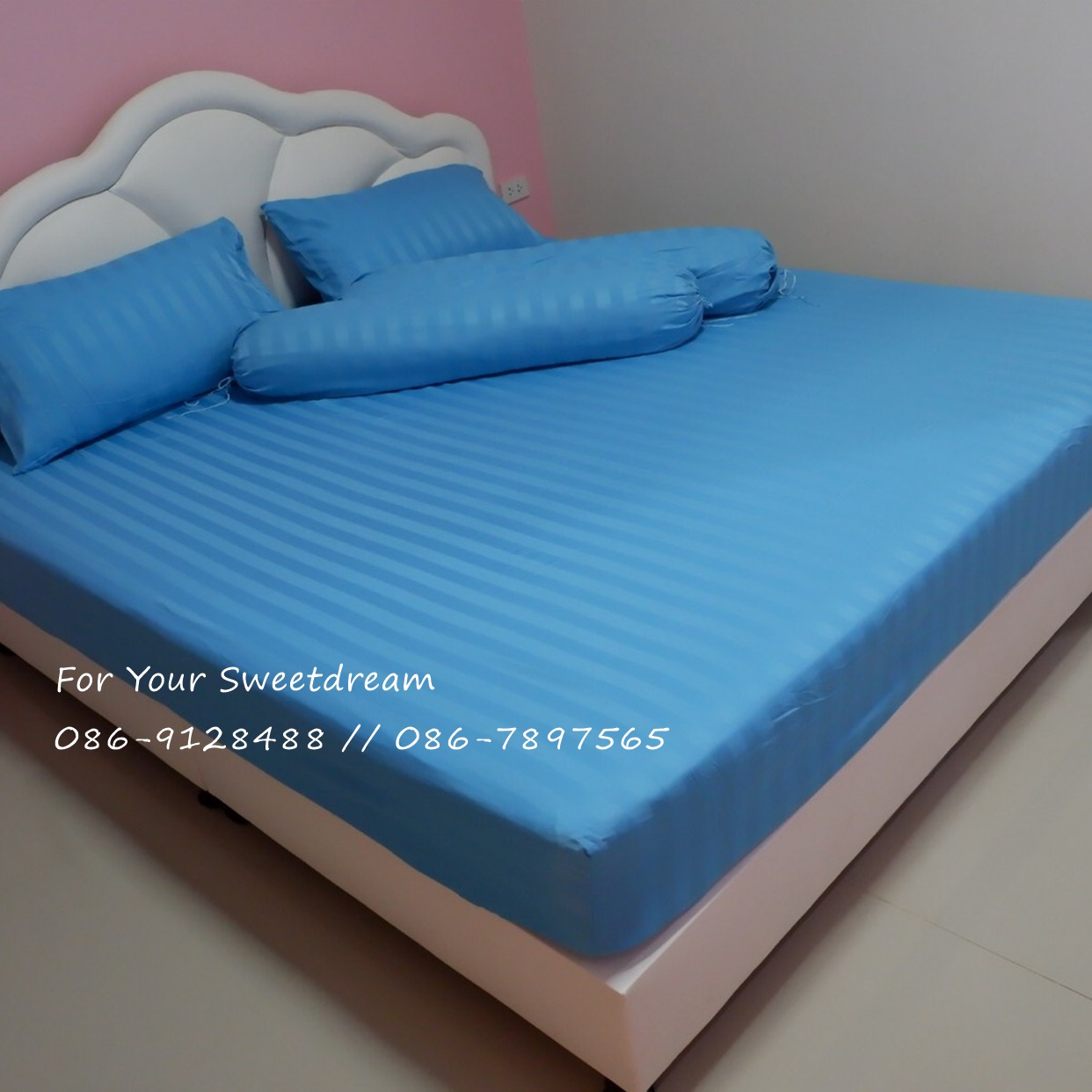 ชุดผ้าปูที่นอน แบบลายน่ารักๆ มี 3 ขนาด 3.5 ฟุต 5 ฟุต 6 ฟุต ราคาเริ่มต้น 155 บ.