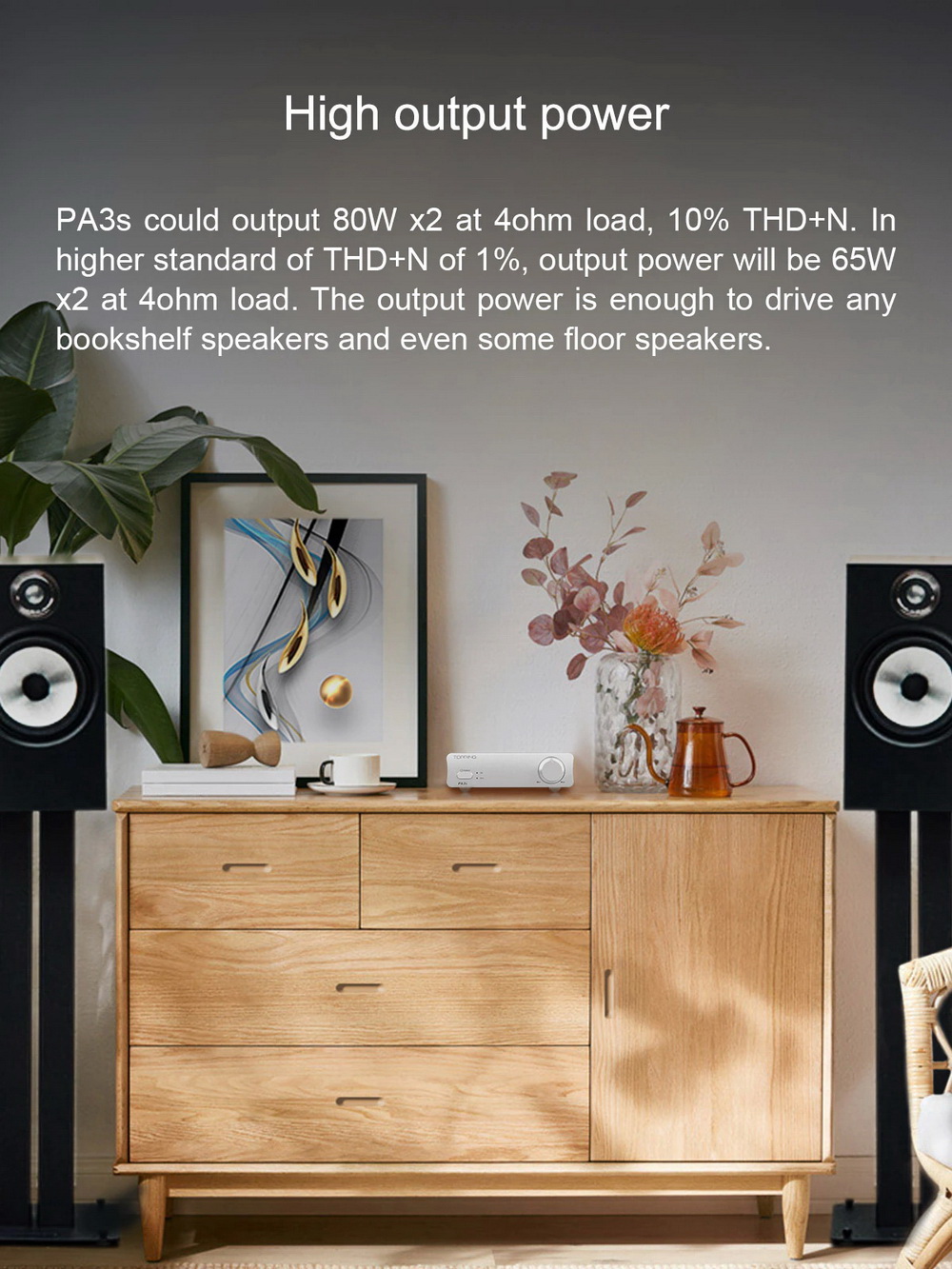 ขาย Topping PA3S Amplifier แอมป์ตั้งโต๊ะ Merus Class D ประกันศูนย์ไทย
