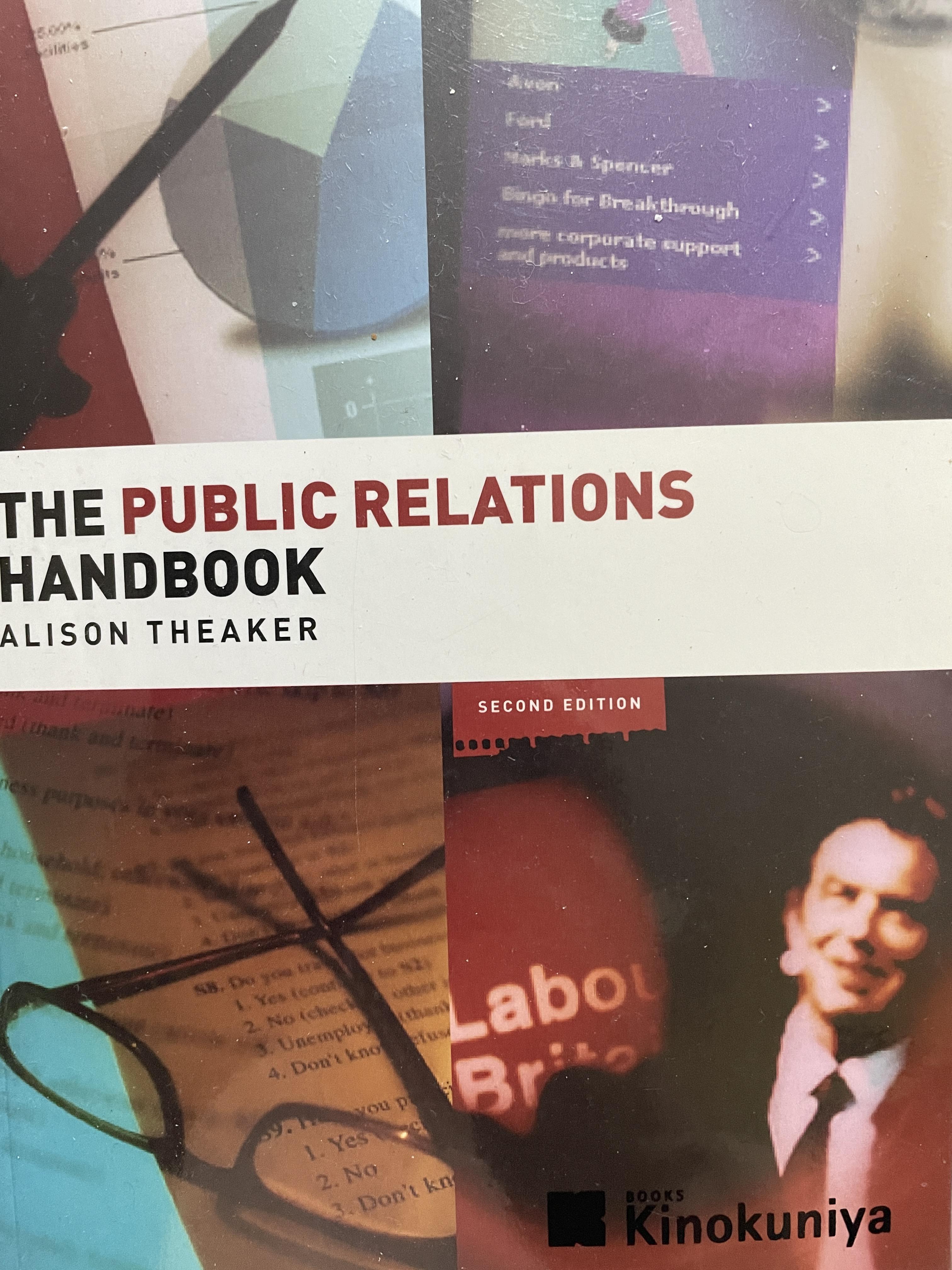 THE PUBLIC RELATIONS. HANDBOOK. ผู้เขียน ALISON THEAKER. 0 กก.