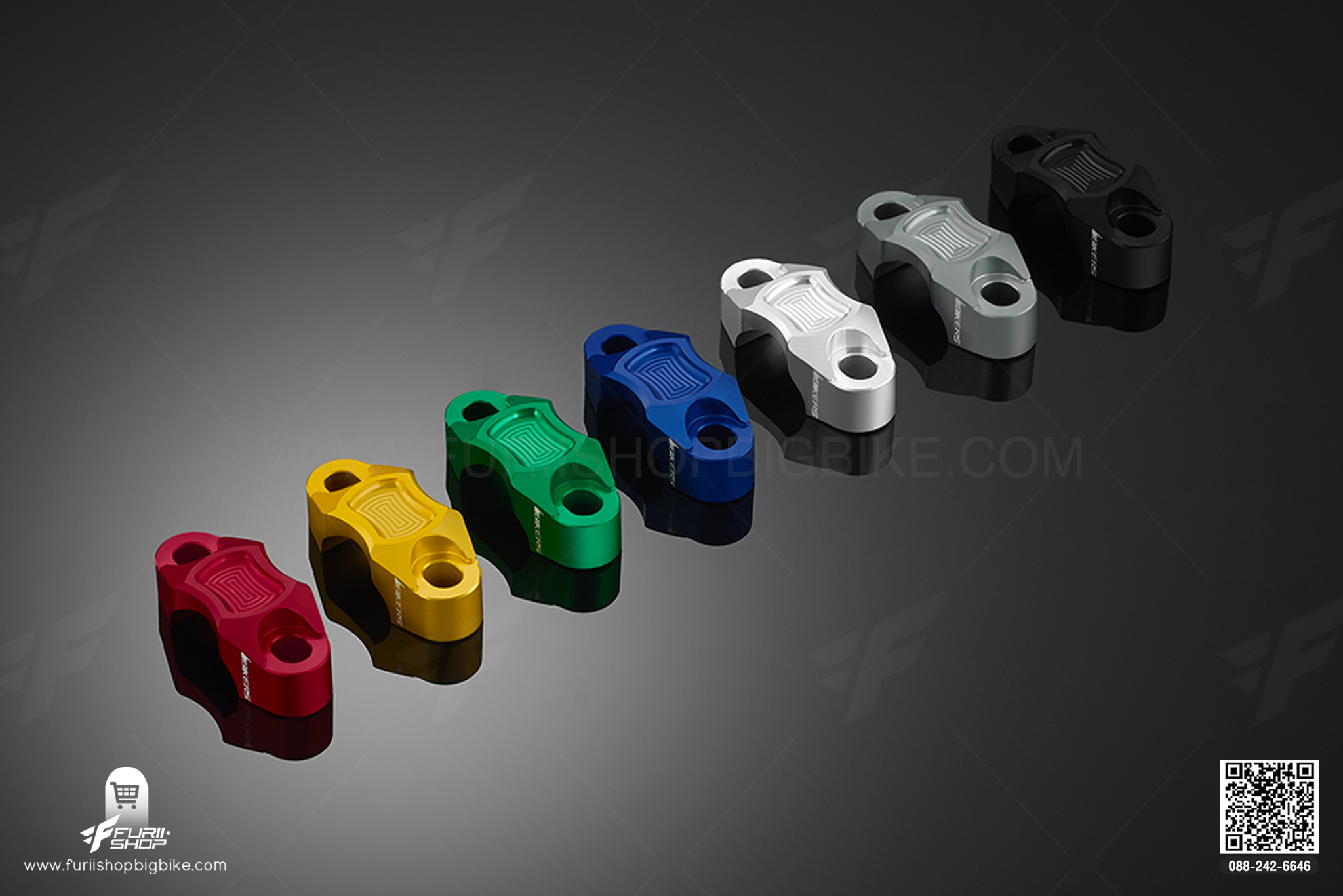 ประกับแฮนด์ (Rotating Bar Clamp (1 Piece)) Kawasaki D-Tracker (2015-2016)