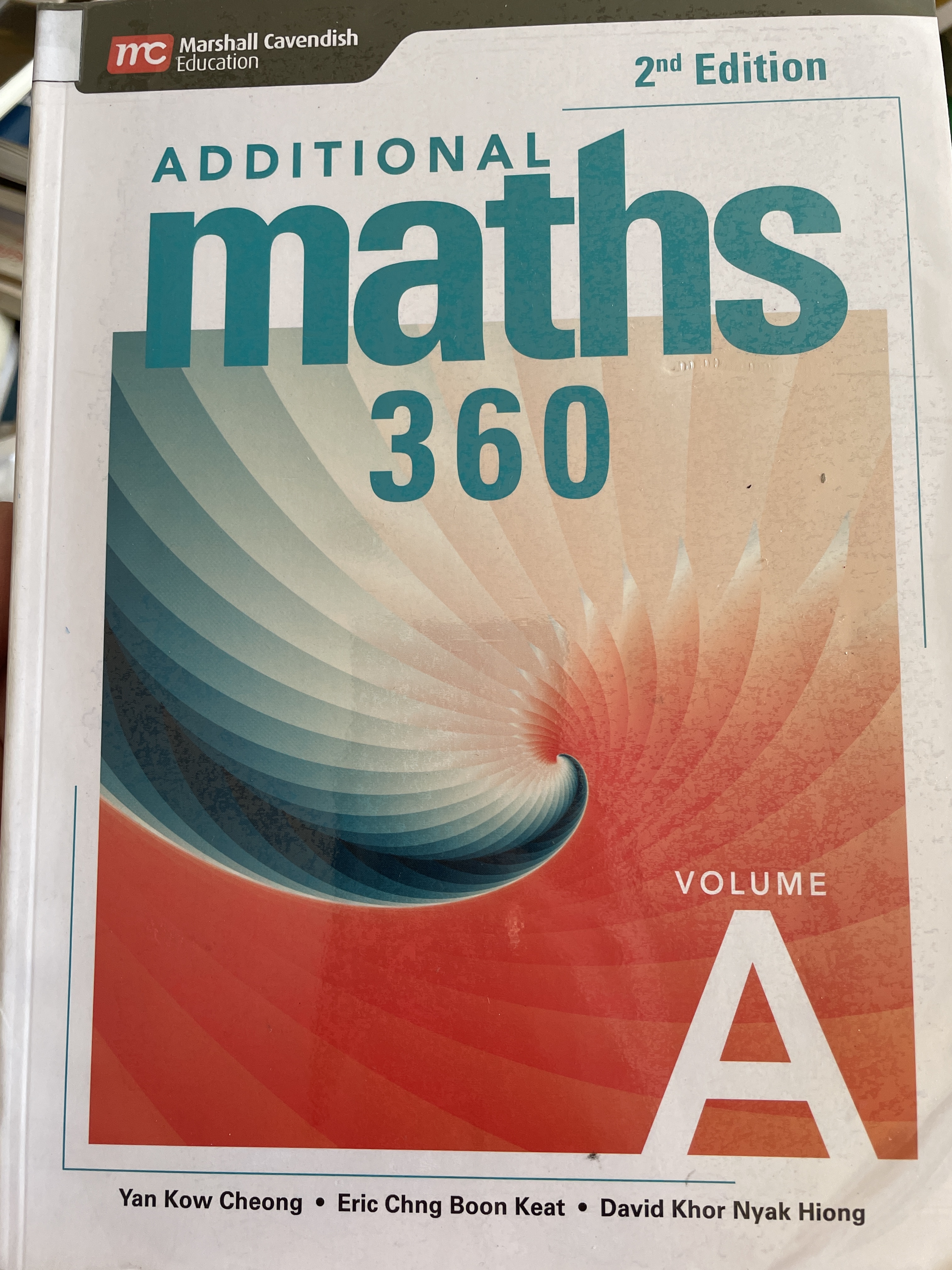 ADDITIONAL MATHS. 360 Volume. A. พิมพ์ ครั้งที่ 2 0 กก.