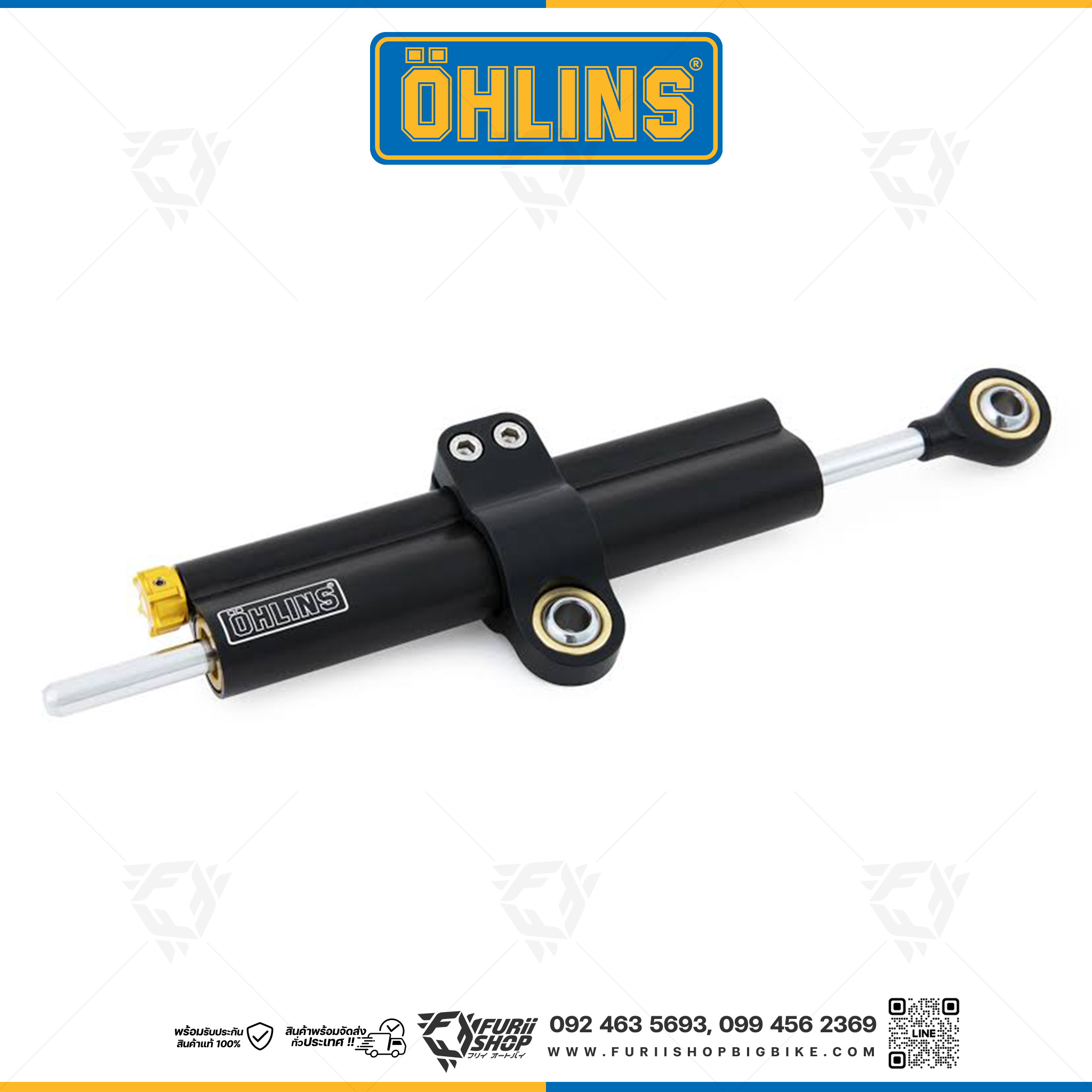 กันสะบัด OHLINS Black Ducati Scrambler 400/800