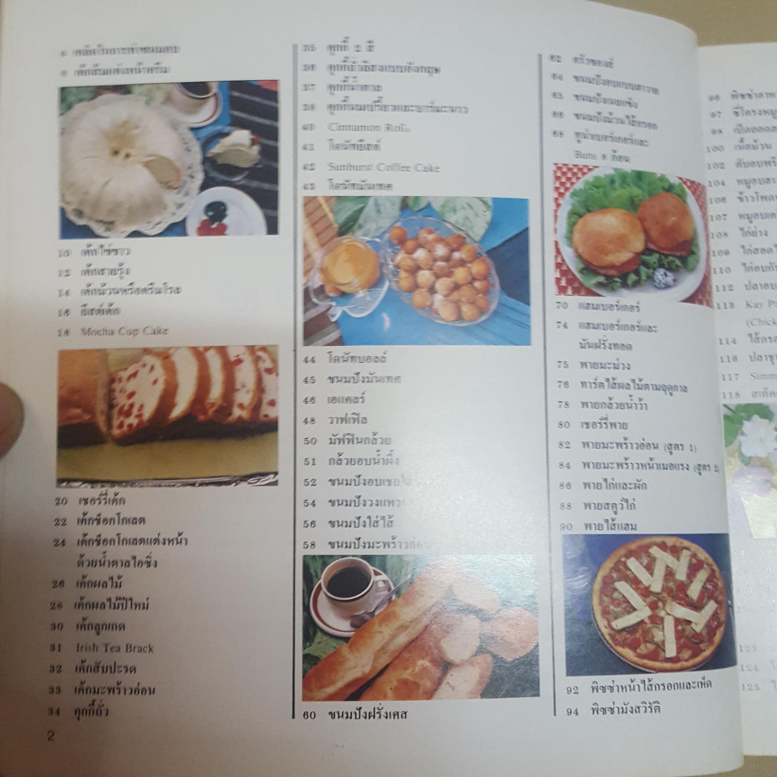 ตำรับเค้ก ไอศกรีมและอาหารนานชาติ