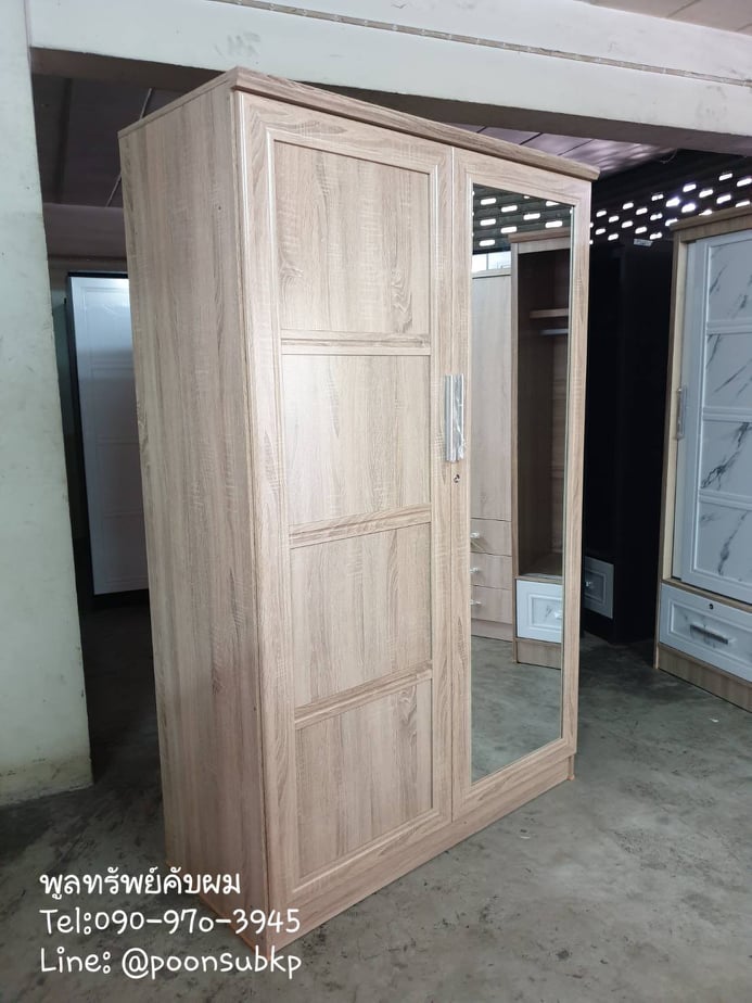 ตู้เสื้อผ้าขนาด4ฟุต รุ่นท็อป