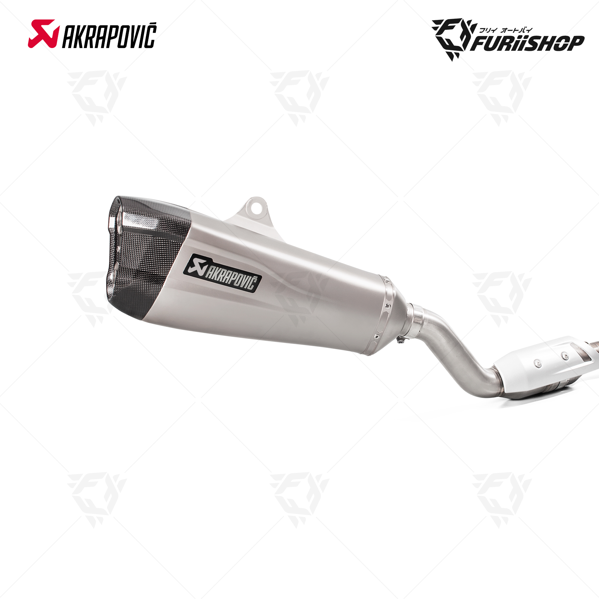 ท่อแต่ง Akrapovic Titanium New Shape Logo Special Aluminium : for Yamaha TMAX530 SX/DX 2017-2019 & TMAX560 2020-2021 & All new Tmax560 2022-2023