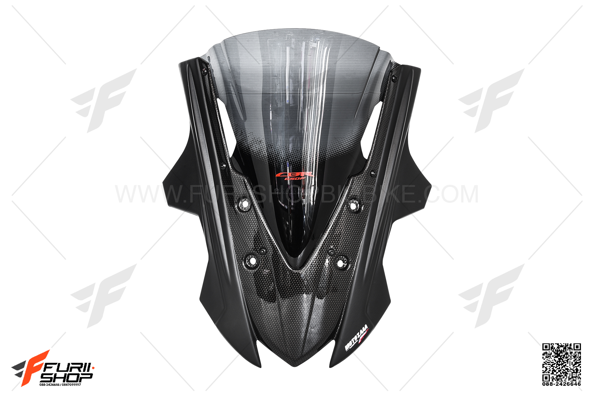 ชิวหน้า MOTOZAAA V2 CARBON FOR HONDA CBR650F