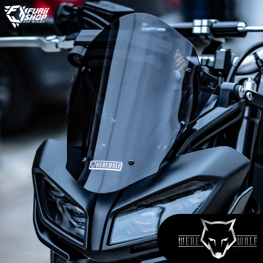 ชิลด์หน้า Were Wolf G-02 Smoke M531 : for Yamaha MT09 2017-2020