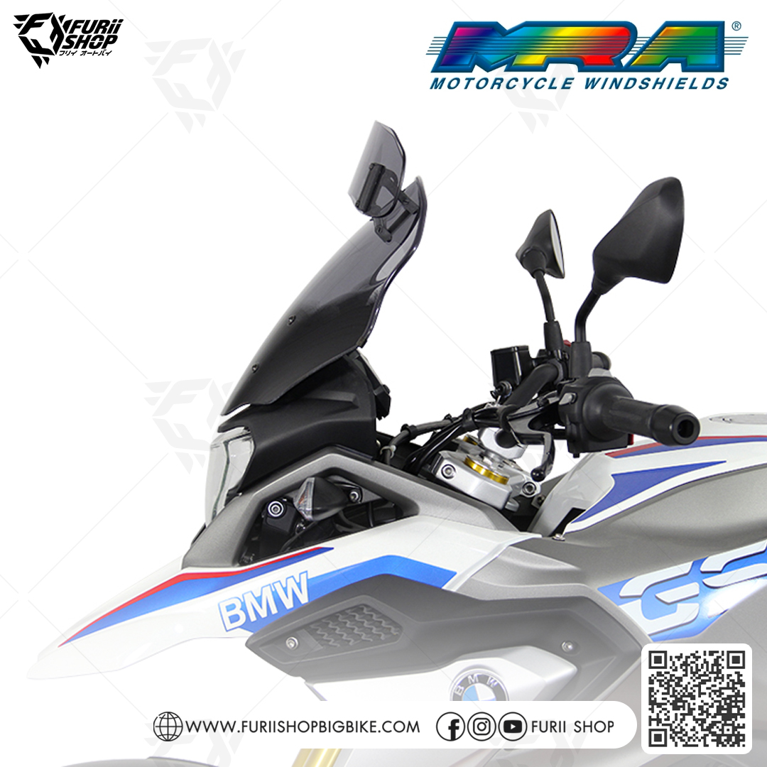 ชิลด์ MRA Windshield Touring 2 Steps : for BMW G310GS 2018-2021
