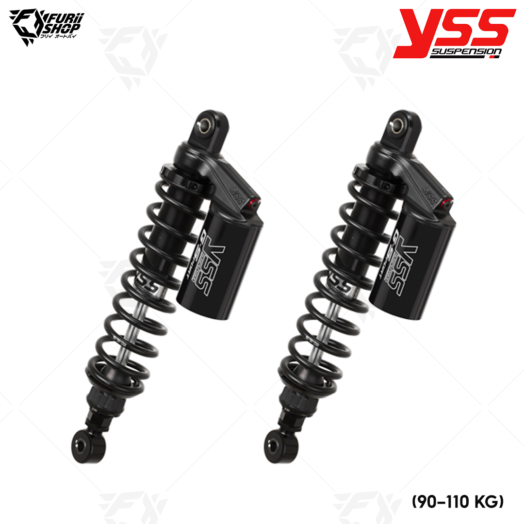 โช๊คหลังแต่ง YSS G-SPORT Black Edition 90-110 KG (RG302-335TRL-20-B) : for Honda Monkey 125 '18>
